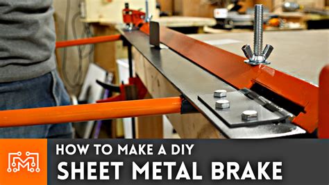 diy sheet metal bender|homemade sheet metal bending brake.